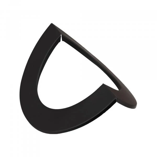 Eckwandrosette Für Außenecke 50 Mm Rand - 150 Mm Ø 3 Eckwandrosette Für Außenecke 50 Mm Rand - 150 Mm Ø