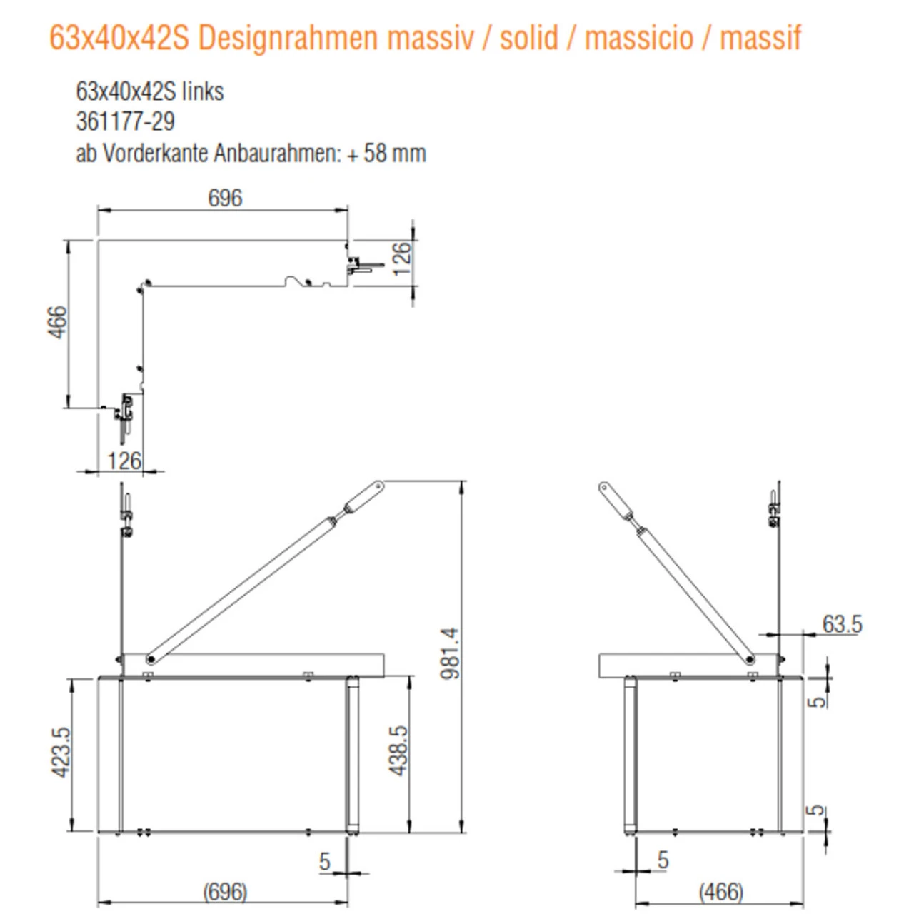 Eck-Kamineinsatz 63x40x42S Links Verglaste Hebetür 8kW DIBT 10 Eck-Kamineinsatz 63x40x42S Links Verglaste Hebetür 8kW DIBT – Bild 8