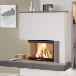 Eck-Kamineinsatz 63x40x42S Links Verglaste Hebetür 8kW DIBT 14 Eck-Kamineinsatz 63x40x42S Links Verglaste Hebetür 8kW DIBT -Derofenfuchs Verkäufe 63x40x42S links int 1280x1280