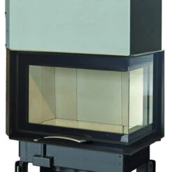 Eck-Kamineinsatz 63x40x42S Rechts Verglaste Hebetür 8kW DIBT -Derofenfuchs Verkäufe 63x40x42S rechts detail 1280x1280