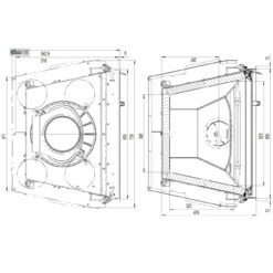 Kamineinsatz 65x57K Gerade Scheibe 8kW DIBt -Derofenfuchs Verkäufe 65x57K gerade masse2 1280x1280