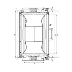 Tunnel Kamineinsatz 75x39SII 10kW Hebetür DIBt 17 Tunnel Kamineinsatz 75x39SII 10kW Hebetür DIBt -Derofenfuchs Verkäufe 75x39S II masse2 1280x1280