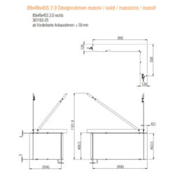 Eck-Kamineinsatz 89x49x45S Rechts Verglaste Hebetür 12kW 23 Eck-Kamineinsatz 89x49x45S Rechts Verglaste Hebetür 12kW -Derofenfuchs Verkäufe 89x49x45s rechts designrahmen massiv 1280x1280