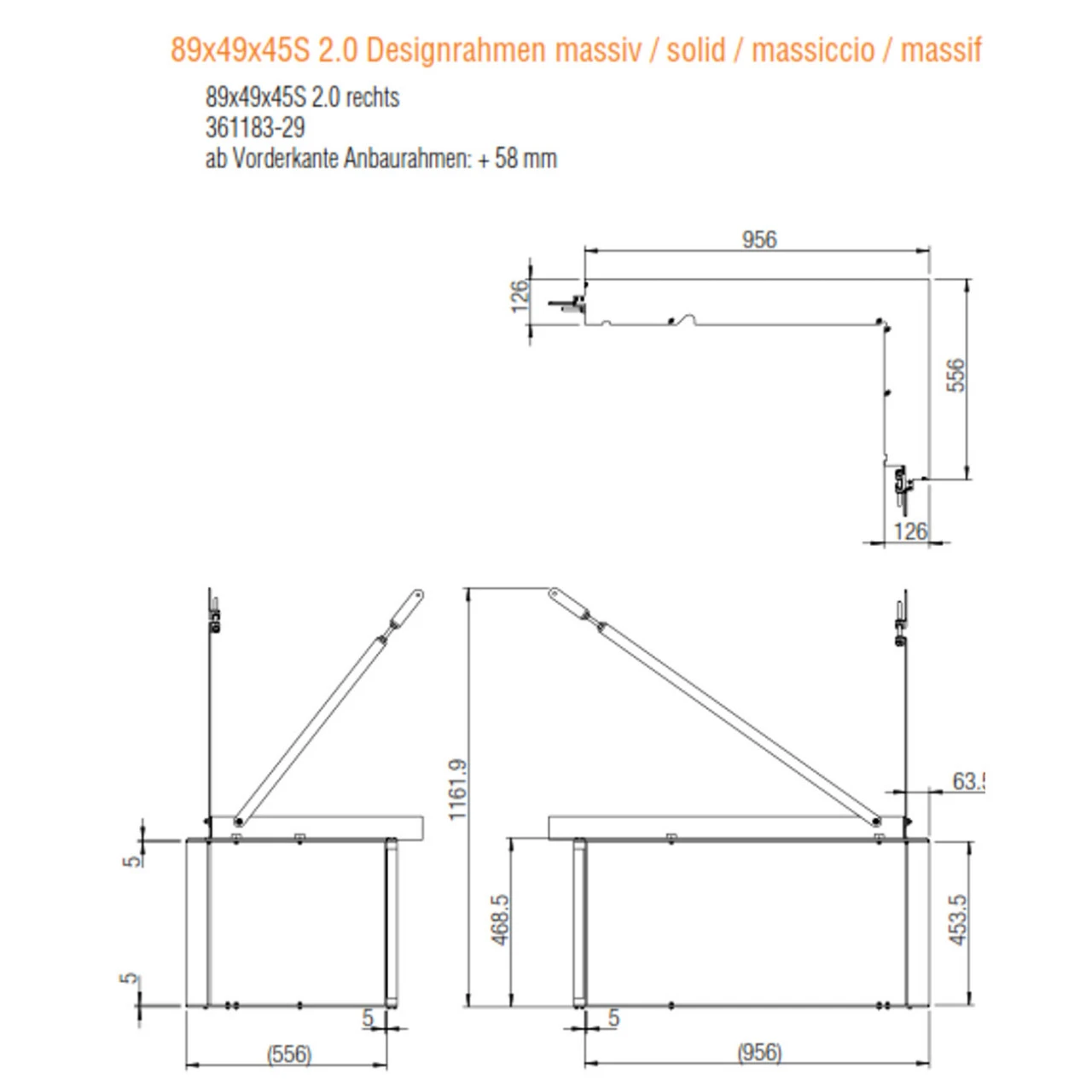 Eck-Kamineinsatz 89x49x45S Rechts Verglaste Hebetür 12kW 13 Eck-Kamineinsatz 89x49x45S Rechts Verglaste Hebetür 12kW – Bild 11