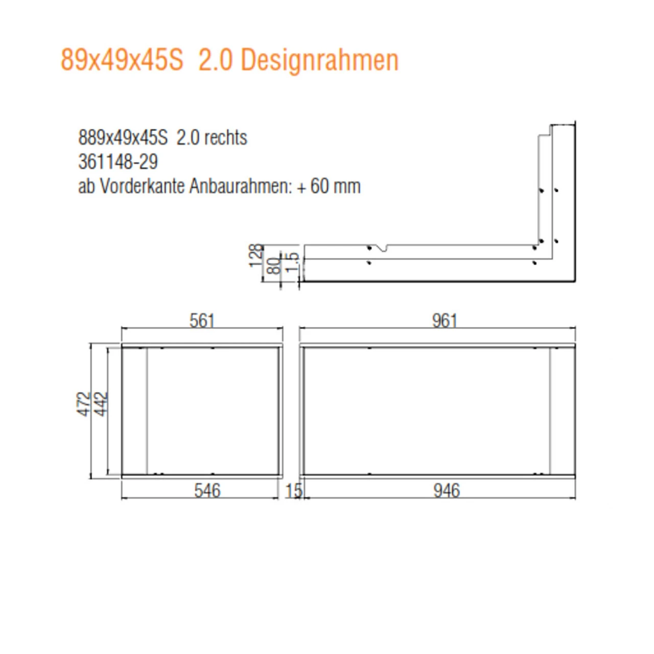 Eck-Kamineinsatz 89x49x45S Rechts Verglaste Hebetür 12kW 12 Eck-Kamineinsatz 89x49x45S Rechts Verglaste Hebetür 12kW – Bild 10