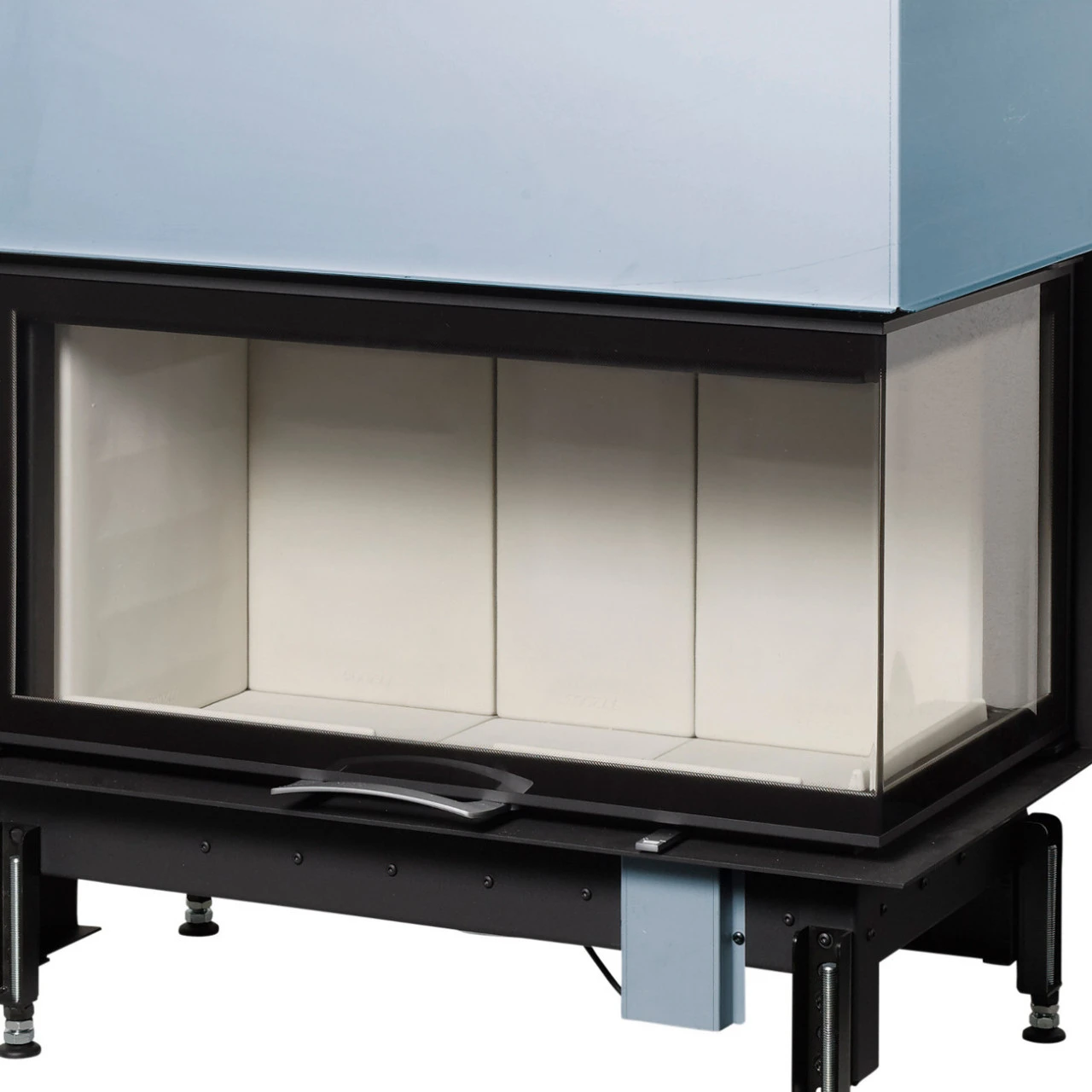 Eck-Kamineinsatz 89x49x45S Rechts Verglaste Hebetür 12kW 4 Eck-Kamineinsatz 89x49x45S Rechts Verglaste Hebetür 12kW – Bild 2