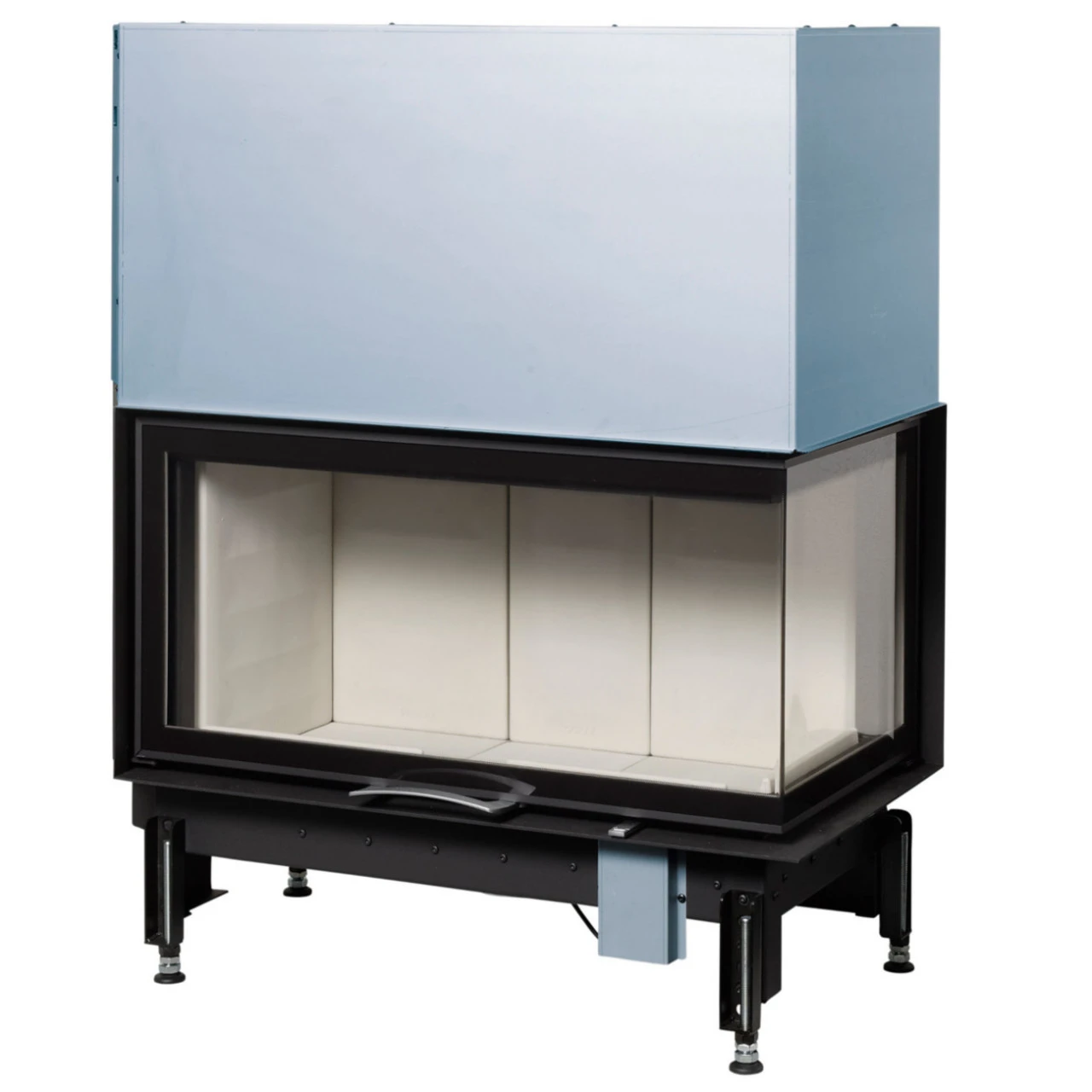 Eck-Kamineinsatz 89x49x45S Rechts Verglaste Hebetür 12kW 3 Eck-Kamineinsatz 89x49x45S Rechts Verglaste Hebetür 12kW