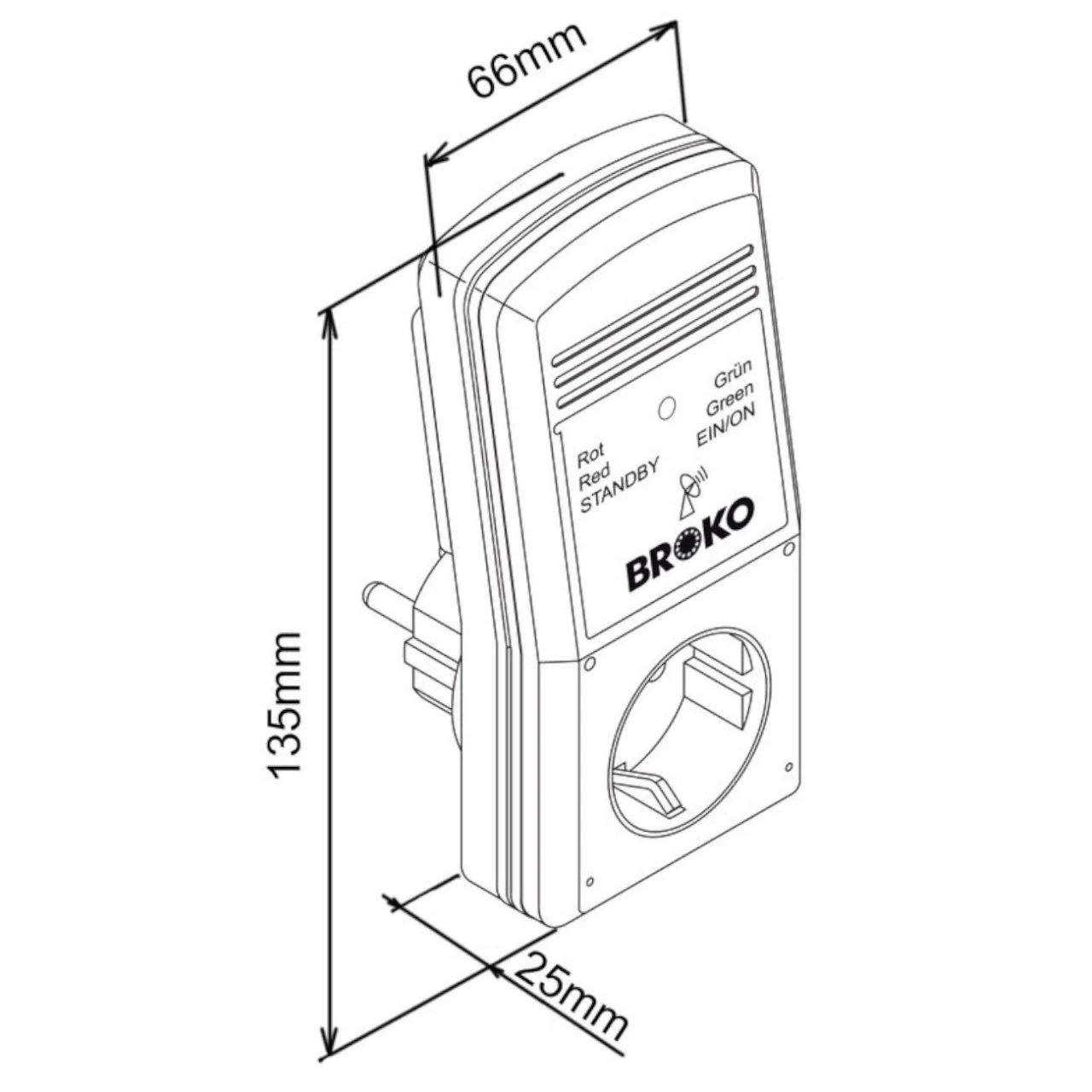 Broko Funk-Differenzdrucksensor Mit Abschaltung Unterputz DIBt 16 Broko Funk-Differenzdrucksensor Mit Abschaltung Unterputz DIBt – Bild 14