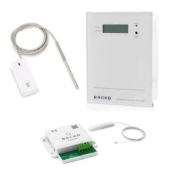 Broko Funk-Differenzdrucksensor Mit Einbau-Abschaltung Unterputz DIBt