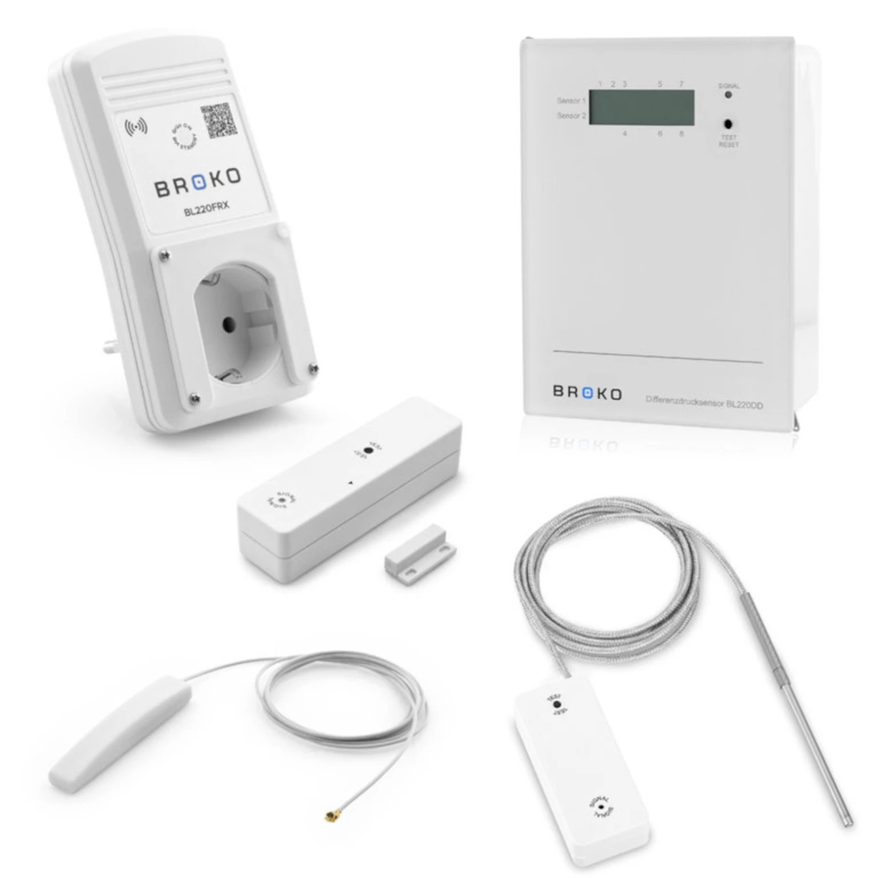 Broko Funk-Differenzdrucksensor Mit Abschaltung Unterputz DIBt 3 Broko Funk-Differenzdrucksensor Mit Abschaltung Unterputz DIBt