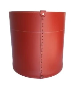 Giro Designer Holzkorb Rot Aus Regeneriertem Leder Mit Rollen -Derofenfuchs Verkäufe Giro K09 01 1280x1280