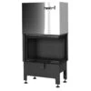 Heatro 55PH Black Eck-Kamineinsatz Mit Hebetür 9kW Rechtsverglast -Derofenfuchs Verkäufe Hajduk Heatro 55 PH Black Kamineinsatz tit 1280x1280
