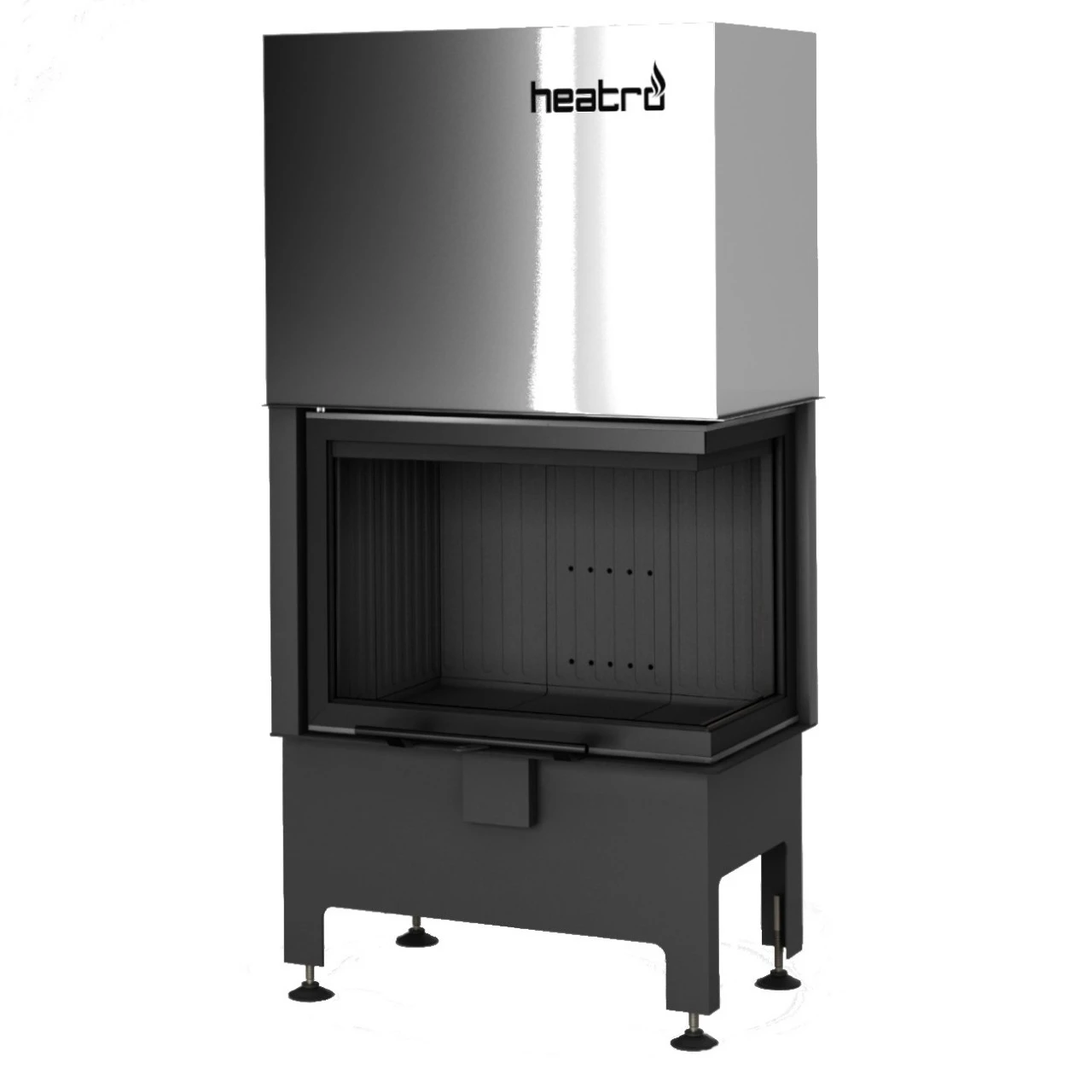 Heatro 55PH Black Eck-Kamineinsatz Mit Hebetür 9kW Rechtsverglast 3 Heatro 55PH Black Eck-Kamineinsatz Mit Hebetür 9kW Rechtsverglast
