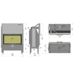 Heatro 81H Kamineinsatz Mit Hebetür 12kW 15 Heatro 81H Kamineinsatz Mit Hebetür 12kW -Derofenfuchs Verkäufe Hajduk Heatro 81H Kamineinsatz Masszeichnung 1280x1280 1