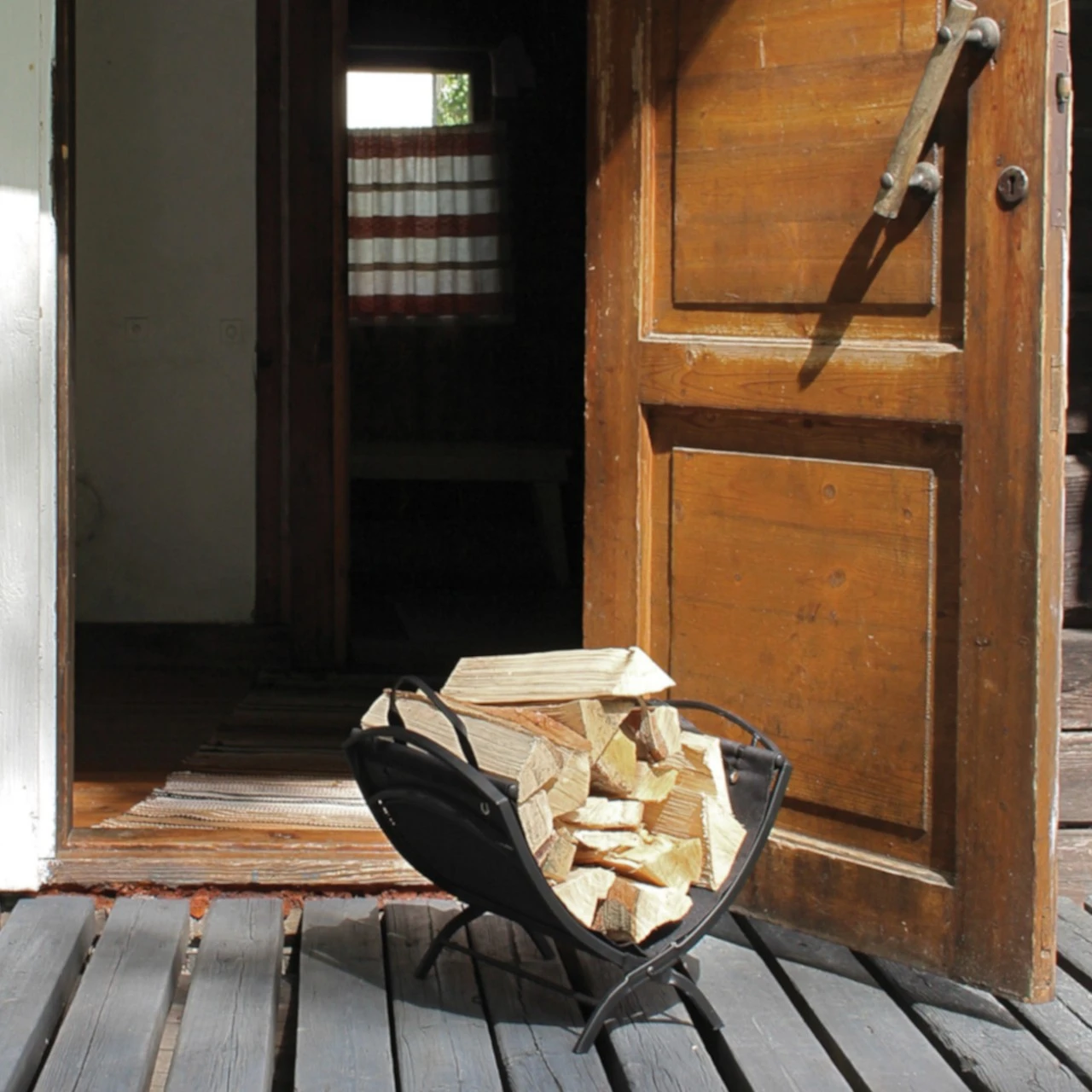 HTT Holzträger Mit Tragetasche Schwarz 5 HTT Holzträger Mit Tragetasche Schwarz – Bild 3