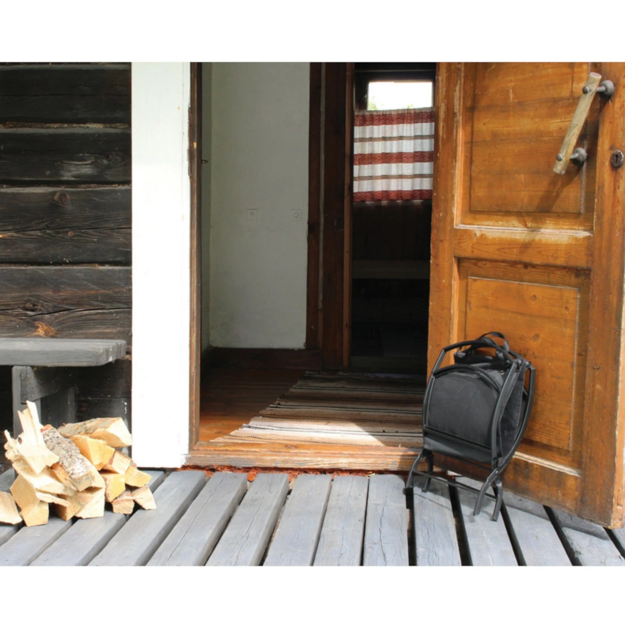 HTT Holzträger Mit Tragetasche Schwarz 7 HTT Holzträger Mit Tragetasche Schwarz – Bild 5