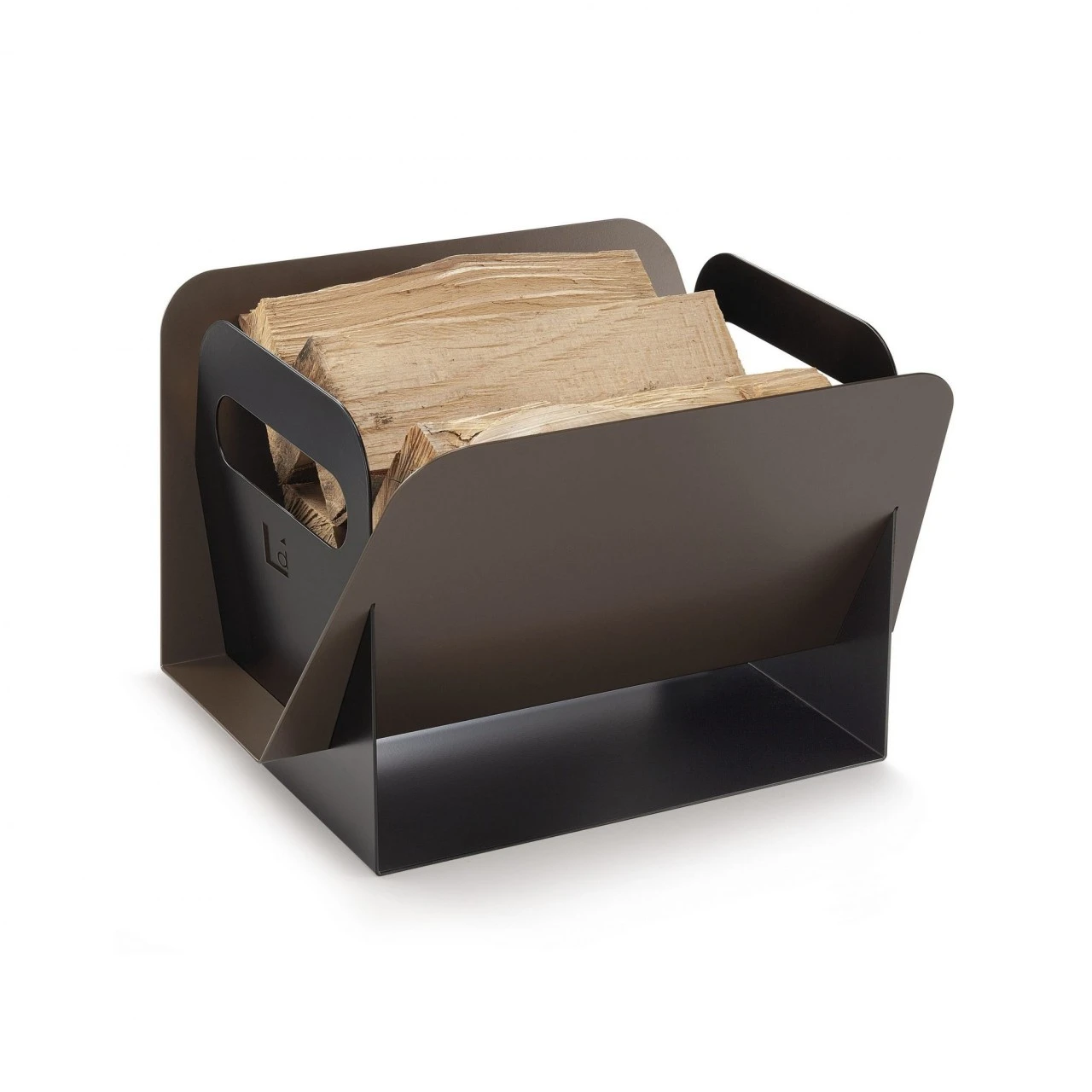 Hoya Designer Holzkorb Aus Aluminium Schwarz Und Bronze 3 Hoya Designer Holzkorb Aus Aluminium Schwarz Und Bronze