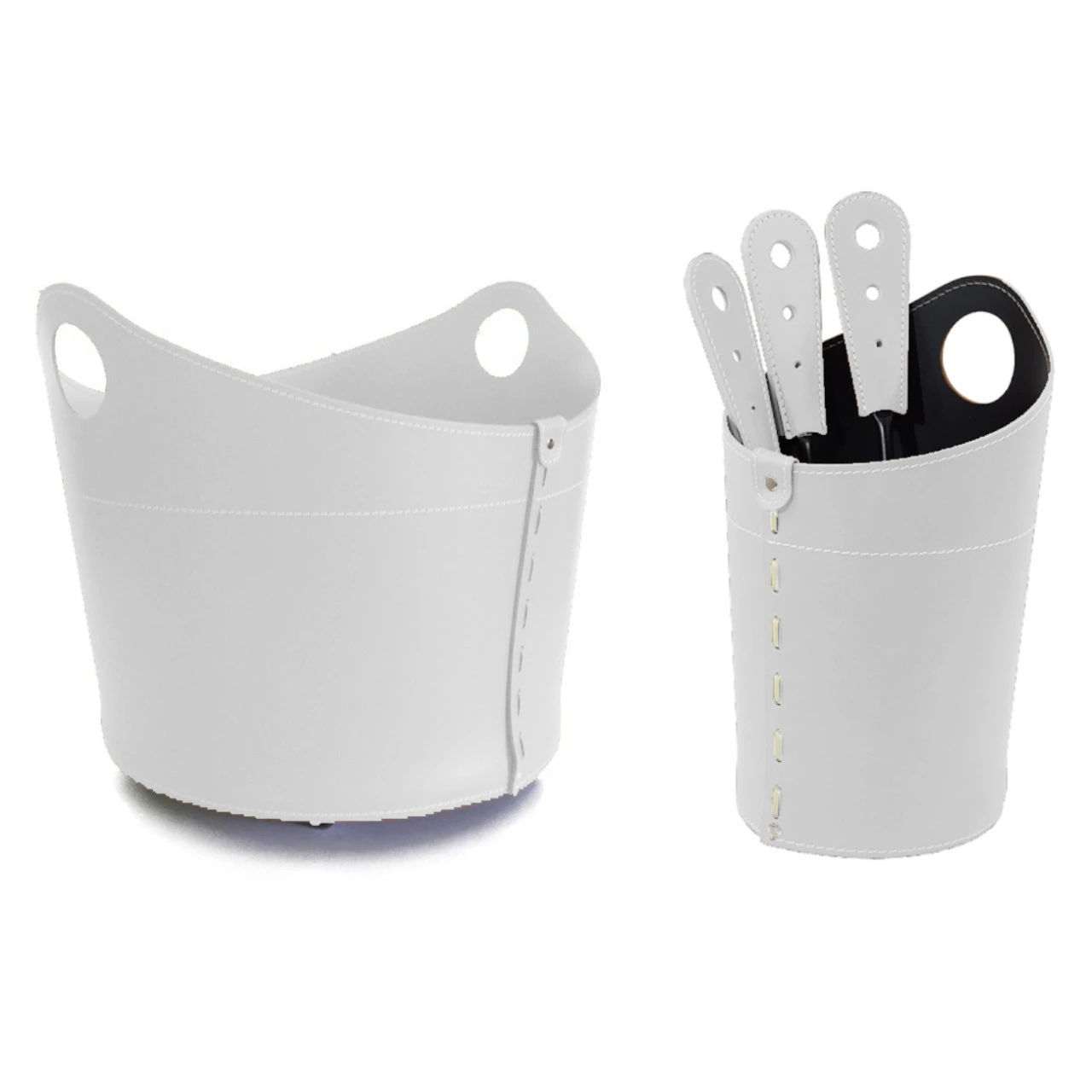 Incad Designer Kaminbesteckset Und Holzkorb Weiss 3 Incad Designer Kaminbesteckset Und Holzkorb Weiss