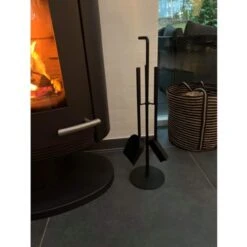 Termatech Kaminbesteck UU Round Schwarz - 4 Teilig -Derofenfuchs Verkäufe Kaminbesteck UU Round 90 182 web2 1280x1280