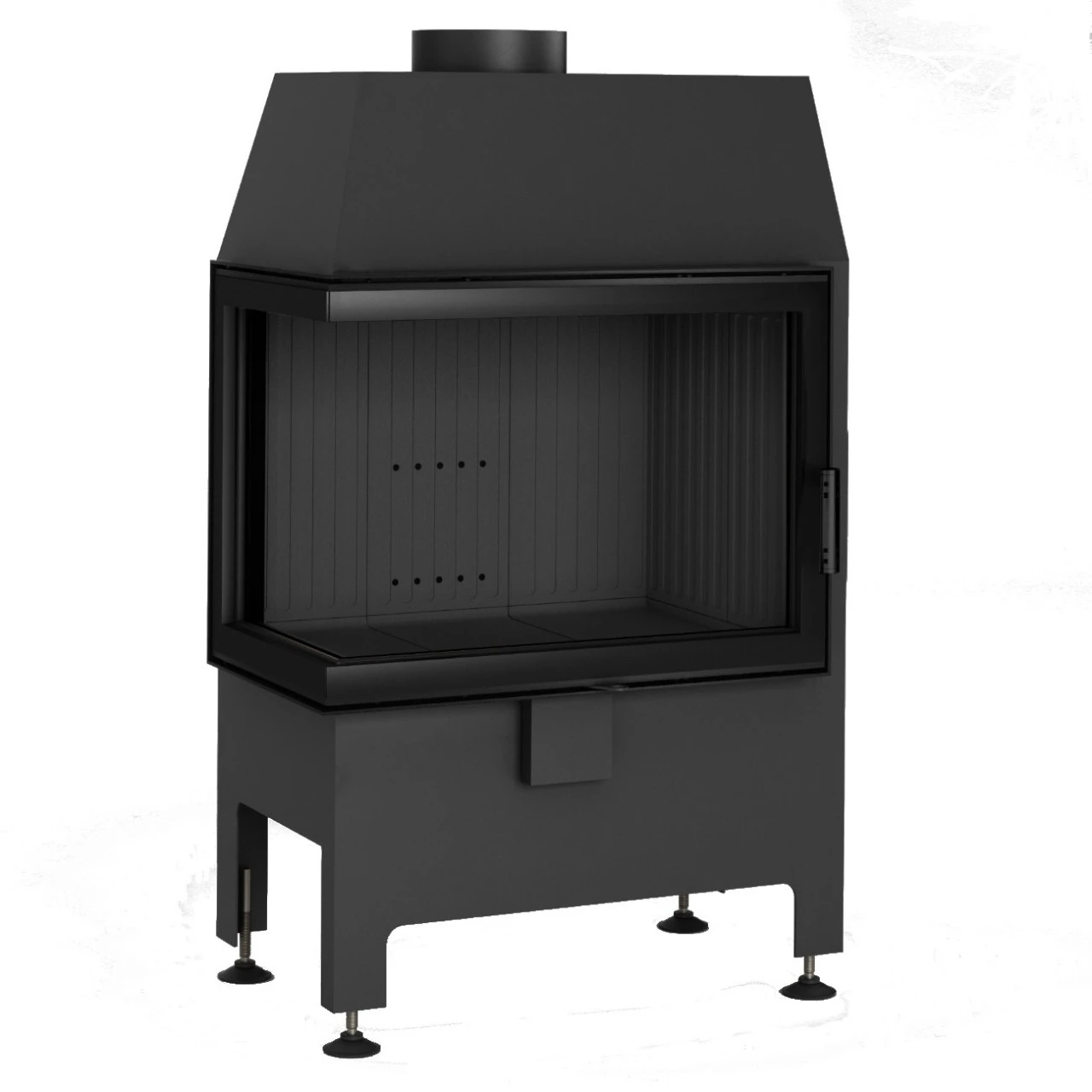 Heatro 55L Black Eck-Kamineinsatz 9kW Linksverglast 3 Heatro 55L Black Eck-Kamineinsatz 9kW Linksverglast