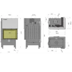 Heatro 55PH Black Eck-Kamineinsatz Mit Hebetür 9kW Rechtsverglast 11 Heatro 55PH Black Eck-Kamineinsatz Mit Hebetür 9kW Rechtsverglast -Derofenfuchs Verkäufe Kamineinsatz Hajduk Heatro 55PH Masszeichnung 1280x1280
