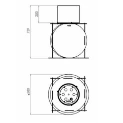 GlammFire Lira Biokamin / Bioethanol Kamin -Derofenfuchs Verkäufe Lira masse 1280x1280