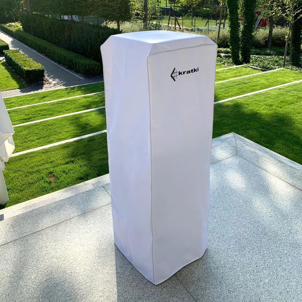 Schutzhülle Weiß, Für Kratki Patio Gartenkamin Heizstrahler Heizpilz 3 Schutzhülle Weiß, Für Kratki Patio Gartenkamin Heizstrahler Heizpilz