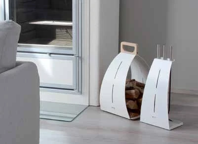 Pisla Design By HTT Holzkorb / Kaminkorb Kelo Weiß 6 Pisla Design By HTT Holzkorb / Kaminkorb Kelo Weiß – Bild 4