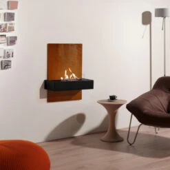 Quero Design Bioethanol Kamin Corten Stahl Keramik Brenner -Derofenfuchs Verkäufe Quero corten web 1280x1280