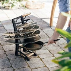 TARAN Gourmet Plus Design Grill Und Feuerschale Aus Gusseisen -Derofenfuchs Verkäufe TARAN Design Grill Ignium rack web2 1280x1280 1