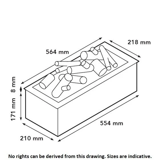 Basket Cassette 600 Opti-Myst Wasserdampf Kamin 8 Basket Cassette 600 Opti-Myst Wasserdampf Kamin – Bild 6