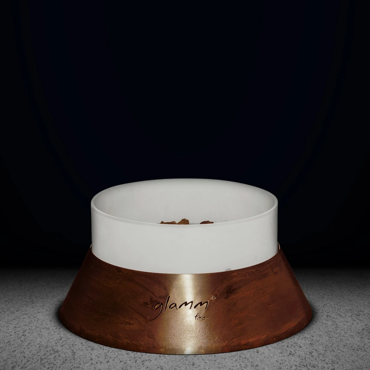 Alba Small Gaskamin Quarzglas Feuerschale Gartenkamin 4 Alba Small Gaskamin Quarzglas Feuerschale Gartenkamin – Bild 2