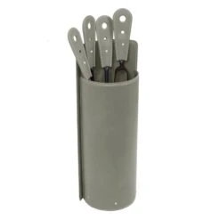 Alery Designer Kaminbesteckset Taupe