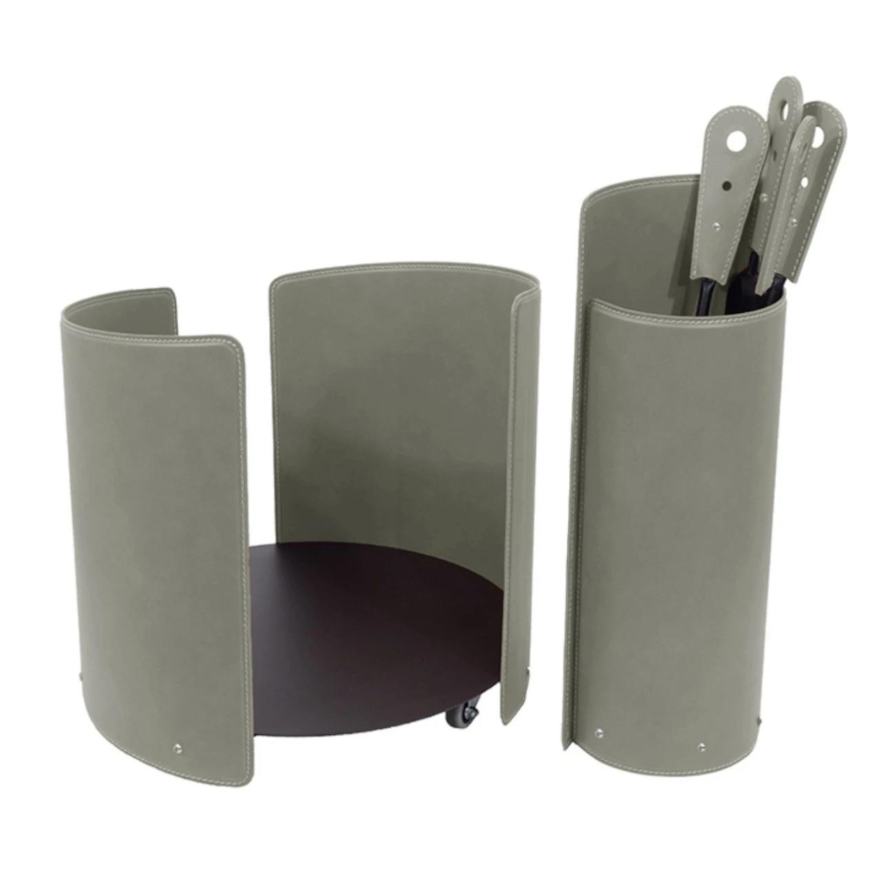 Alycad Designer Kaminbesteckset Und Holzkorb Taupe 3 Alycad Designer Kaminbesteckset Und Holzkorb Taupe