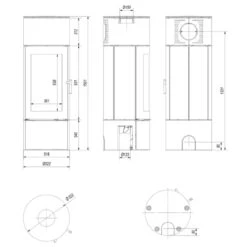 Antares Black Edition Kaminofen 10 KW -Derofenfuchs Verkäufe antares masse 1280x1280