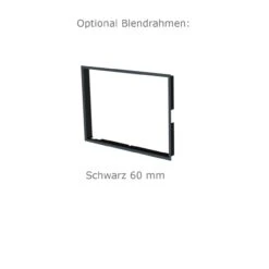 Double Feel 7N Tunnel-Kamineinsatz 7kW -Derofenfuchs Verkäufe auswahl blendrahmen 60mm gerade 1280x1280