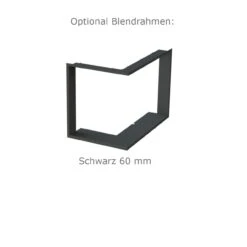 Feel 8CP Eck-Kamineinsatz 8kW Für Niedrigenergiehäuser -Derofenfuchs Verkäufe auswahl blendrahmen 60mm rechts links 1280x1280 1