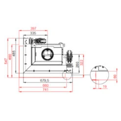 Feel V6CL Eck-Kamineinsatz Links 5kW Hebetür Niedrigenergiehäuser -Derofenfuchs Verkäufe bef feel v6cl masse3 1280x1280