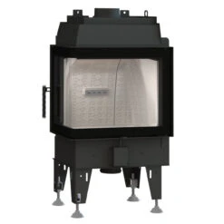 Therm 7CL Eck-Kamineinsatz Links Verglast 7kW