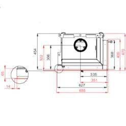 Therm 7CP Eck-Kamineinsatz Rechts Verglast 7kW -Derofenfuchs Verkäufe bef therm 7 cp masse1 1280x1280