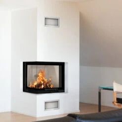 Therm V6CL Eck-Kamineinsatz Links 6kW Hebetür -Derofenfuchs Verkäufe bef therm v 6 cl int 1280x1280