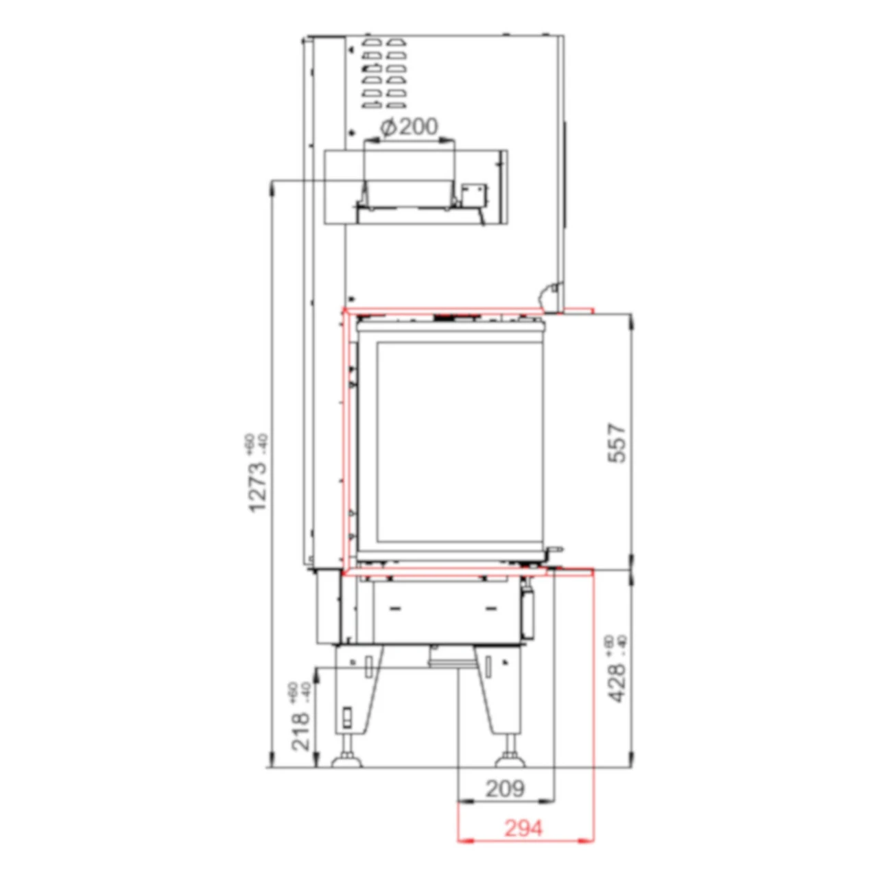 Therm V10C 3 Seitiger Panorama Kamineinsatz 13kW 6 Therm V10C 3 Seitiger Panorama Kamineinsatz 13kW – Bild 4
