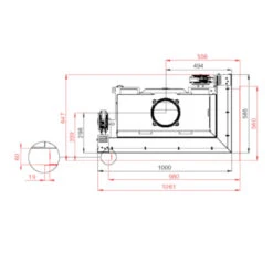 Therm V10CP Eck-Kamineinsatz Hebetür Rechts 13kW -Derofenfuchs Verkäufe bef thermv10cp masse3 1280x1280