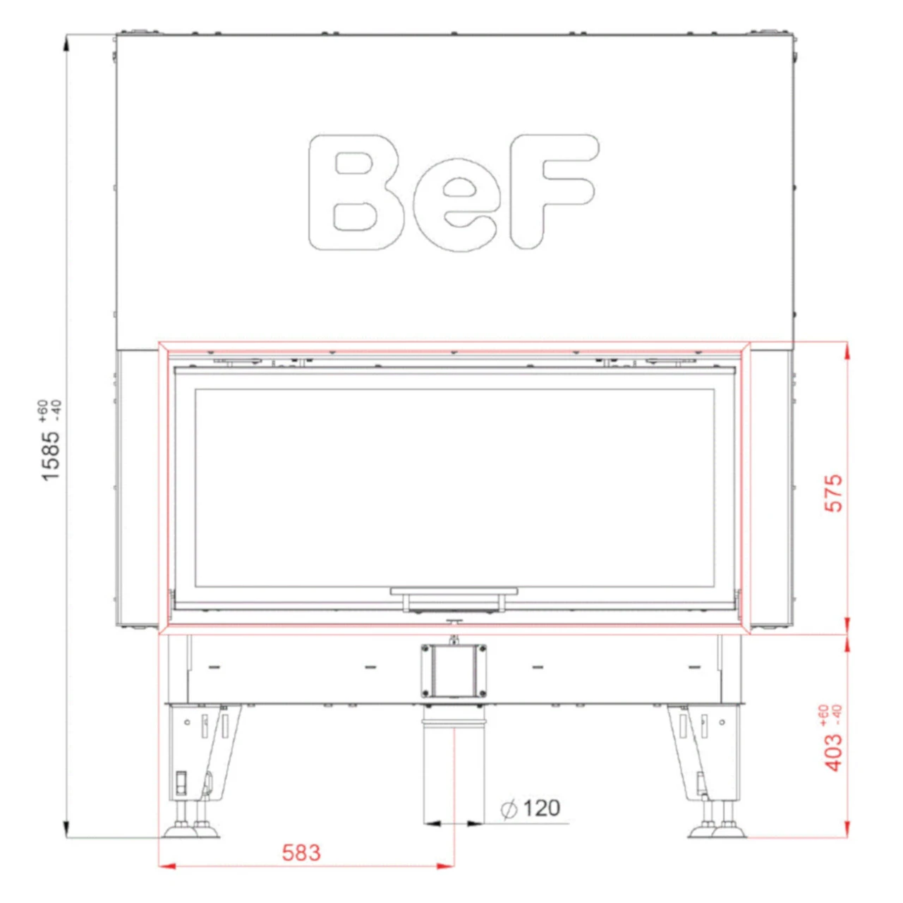 Therm V12 Panorama Kamineinsatz 13kW 5 Therm V12 Panorama Kamineinsatz 13kW – Bild 3