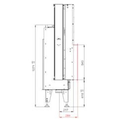 Therm V12 Panorama Kamineinsatz 13kW 17 Therm V12 Panorama Kamineinsatz 13kW -Derofenfuchs Verkäufe bef thermv12 masse2 1280x1280