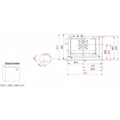 Aquatic WH80CP Wasser Kamineinsatz 14kW Rechts Verglast -Derofenfuchs Verkäufe bef aquatic wh 80 cp masse1 1280x1280