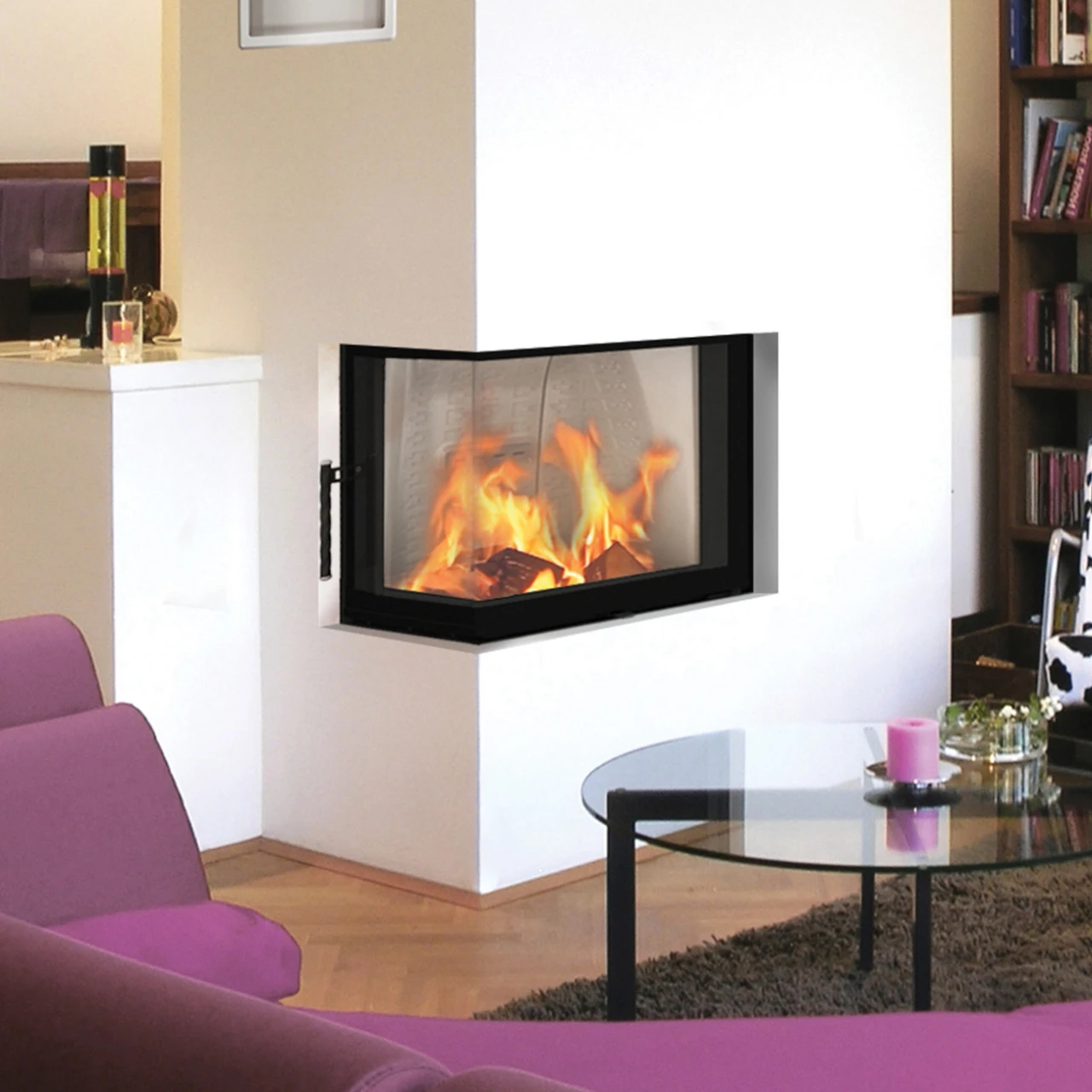 Therm 6CL Eckkamineinsatz Linksverglast 6kW 4 Therm 6CL Eckkamineinsatz Linksverglast 6kW – Bild 2