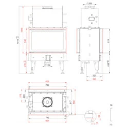 Aquatic Twin 8N Wasser Tunnel-Kamineinsatz 14kW 13 Aquatic Twin 8N Wasser Tunnel-Kamineinsatz 14kW -Derofenfuchs Verkäufe bef twin 8 N aquatic masse 1280x1280