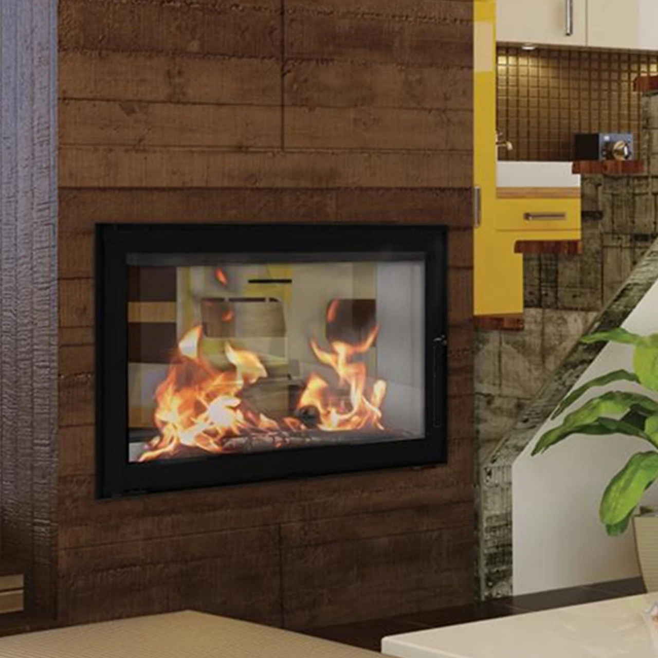 Aquatic Twin 8 Wasser Tunnel-Kamineinsatz 14kW 4 Aquatic Twin 8 Wasser Tunnel-Kamineinsatz 14kW – Bild 2