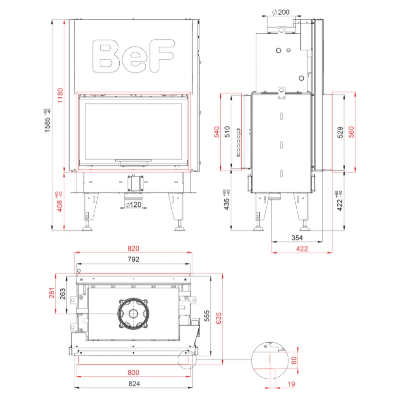 Aquatic Twin V8 Wasser Tunnel-Kamineinsatz 14kW 5 Aquatic Twin V8 Wasser Tunnel-Kamineinsatz 14kW – Bild 3